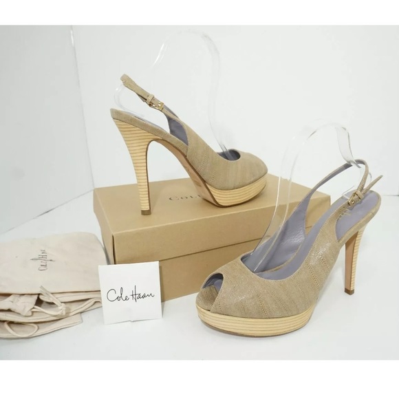 🆕 clearance‼️Cole Haan Mariela Air Open Toe Pumps US 9 - Picture 1 of 6